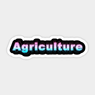 Agriculture Sticker